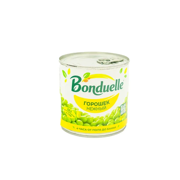 Горошек зеленный Bonduelle молодой 400 гр