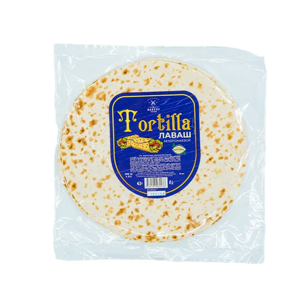 Лаваш Tortilla 5% (8 шт.) 300 гр